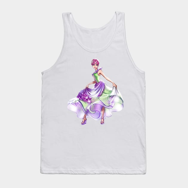 Tecna Flower Princess Tank Top by Zoratrix